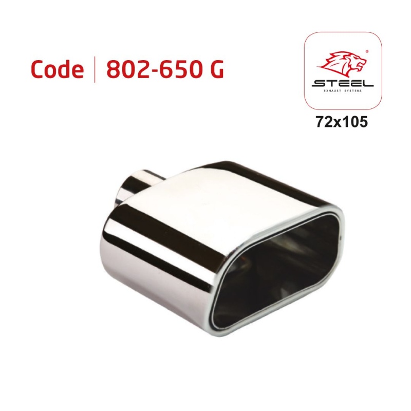 Steel Egzoz Paslanmaz Çelik 802-650 G