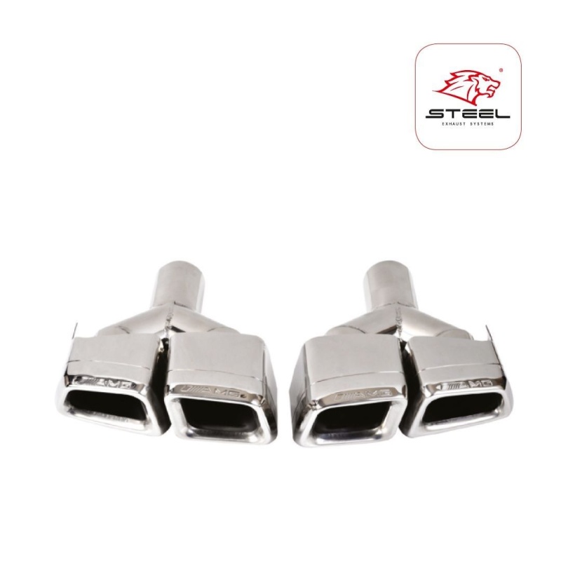 Celik Exhaust Tips For Mercedes Benz Amg W166