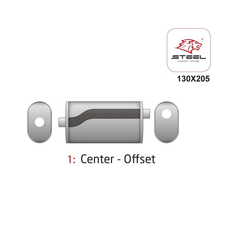 Steel Egzoz Paslanmaz Çelik SU-537-163-350-B