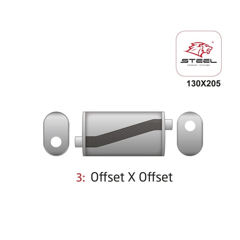 Steel Egzoz Paslanmaz Çelik SU-537-363-350-B