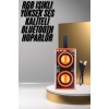 Şeffaf Taşınabilir Bluetooth Hoparlör Uzun Ömürlü Çift Hoparlörlü