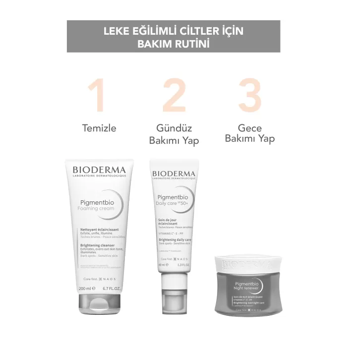 Bioderma Pigmentbio Foaming Cream Leke Karşıtı Aydınlatıcı Peeling Etkili Yıkama Jeli Yüz ve Vücut 500 ml