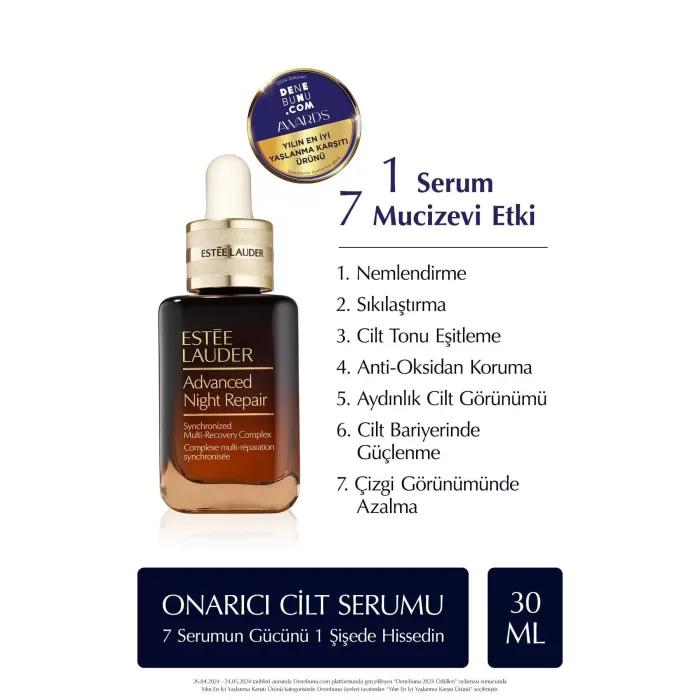 Estee Lauder Yaşlanma Karşıtı Serum - Advanced Night Repair Onarıcı Gece Serumu 30 ml