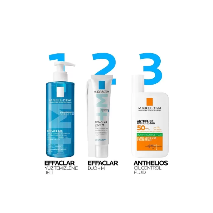 La Roche Posay La Roche-Posay Effaclar Yağlı, Akne/Sivilce Eğilimli Ciltler İçin Yüz Yıkama Jeli 400ML