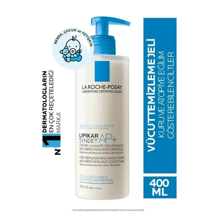 La Roche Posay Çok Kuru Ve Hassas Ciltler Için Lipikar Syndet Ap+ Yüz Ve Vücut Yıkama Jeli 400 /ml.