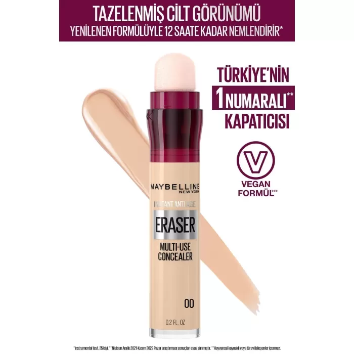 Maybelline New York Instant Anti Age Eraser Kapatıcı - 00 Ivory