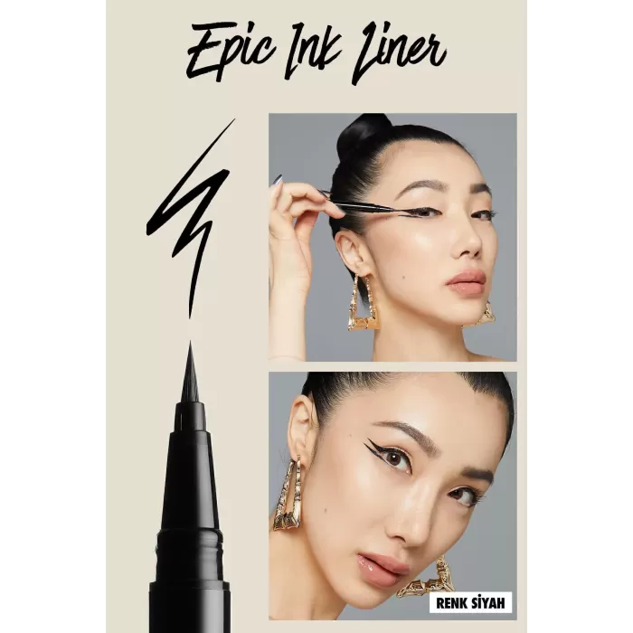 NYX Professional Makeup Siyah Eyeliner - Epic Ink Liner 800897085605