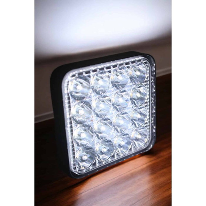 Tepe Lambası Tüm Araç Tiplerine Uygun Sis Lambası 16 Led Beyaz Renk