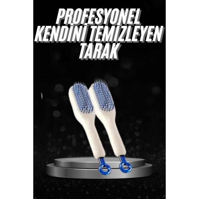 Kendi kendini Temizleyebilen Hijyenik Saç Fırçası Anti-Statik Teknolojisi