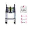 10 Basamak - 290 cm. Kancalı Teleskobik / Teleskopik Alüminyum Merdiven - I Tipi Uzayan Merdiven