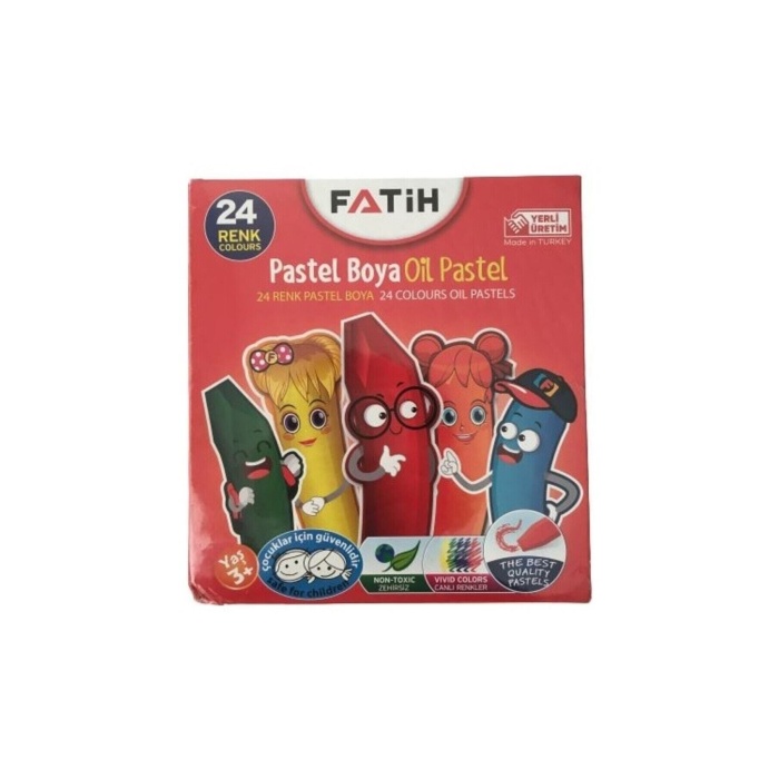 FATİH PASTEL BOYA 24 LÜ