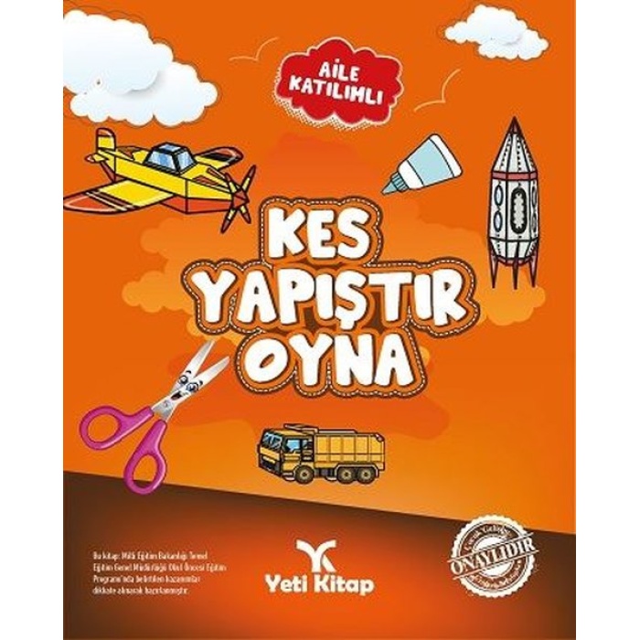 YETİ YAY - KES YAPIŞTIR OYNA KİTABI 1