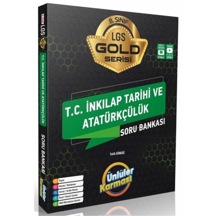 ÜNLÜLER KARMASI LGS GOLD İNKILAP TARİHİ SORU BANKASI