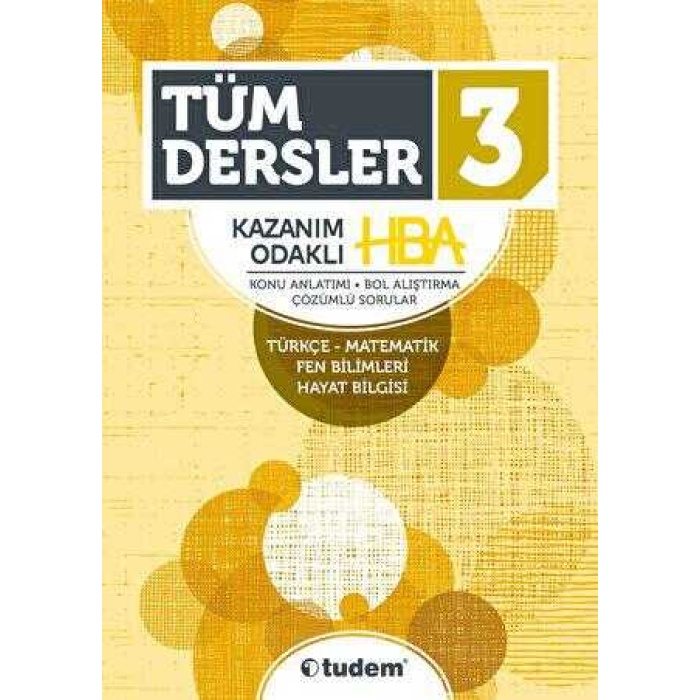 TUDEM 3 TÜM DERSLER