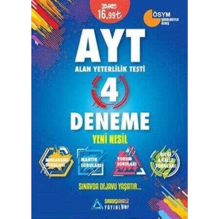 SIRADIŞI ANALİZ AYT 4 LÜ DENEME KUTU