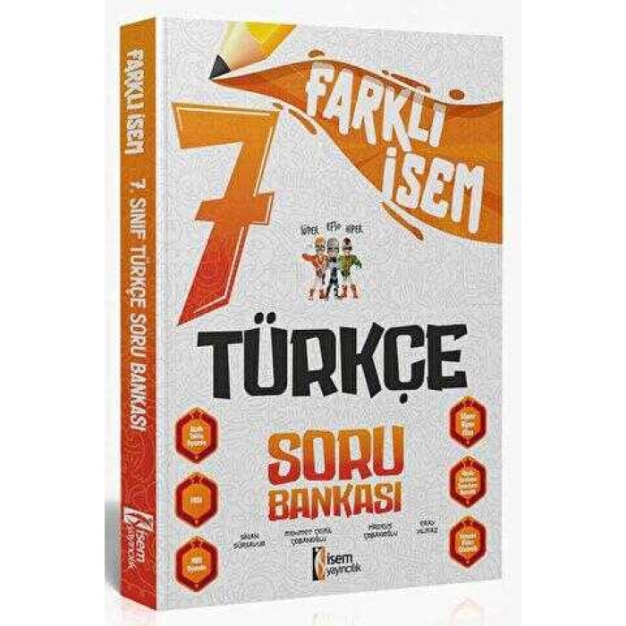 İSEM 7.SINIF 2024 FARKLI TÜRKÇE SORU BANKASI