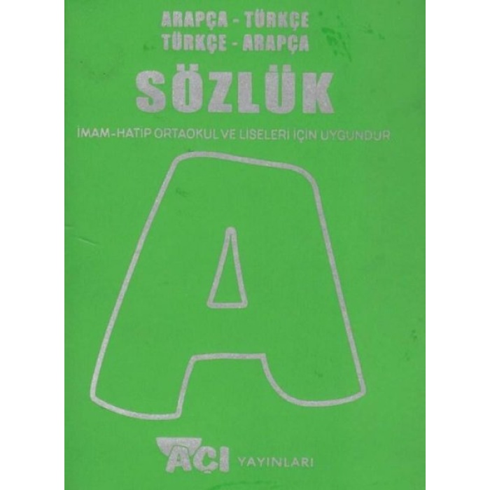 AÇI ARAPÇA SÖZLÜK