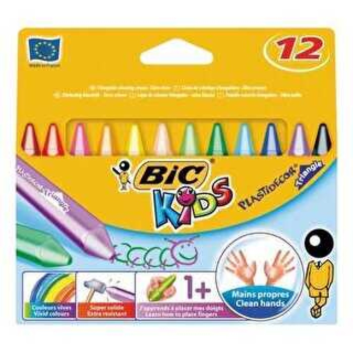 BIC ELLERİ KİRLETMEYEN ÜÇGEN PASTEL 1