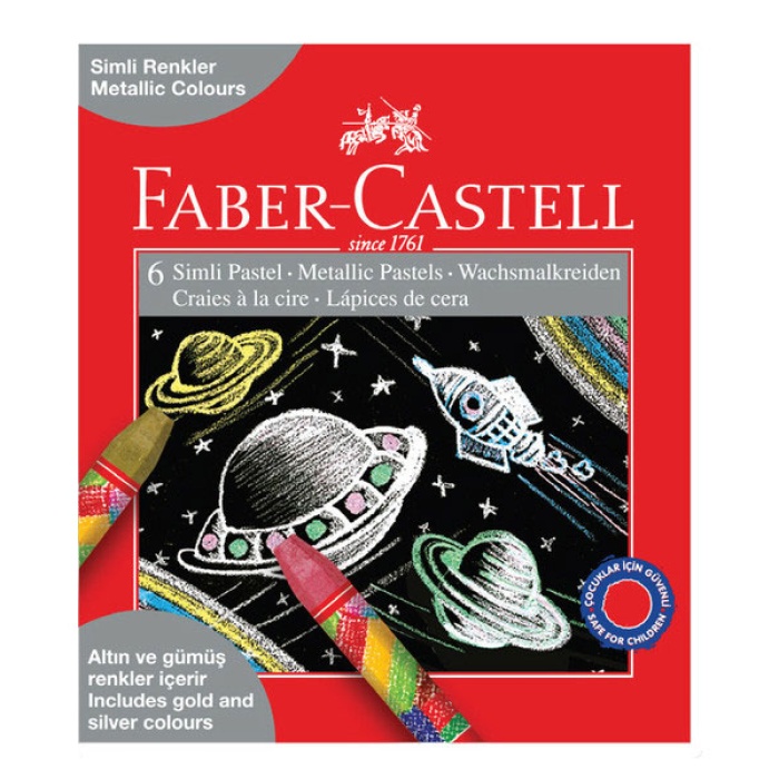 FABER CASTEL SİMLİ PASTEL BOYA 6 RENK