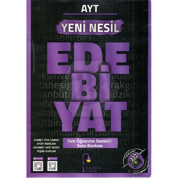 EDEBİYAT SOKAĞI AYT EDEBİYAT