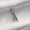 316l Çelik Gümüş Renk Çivi Model Piercing - Tj-pr1373