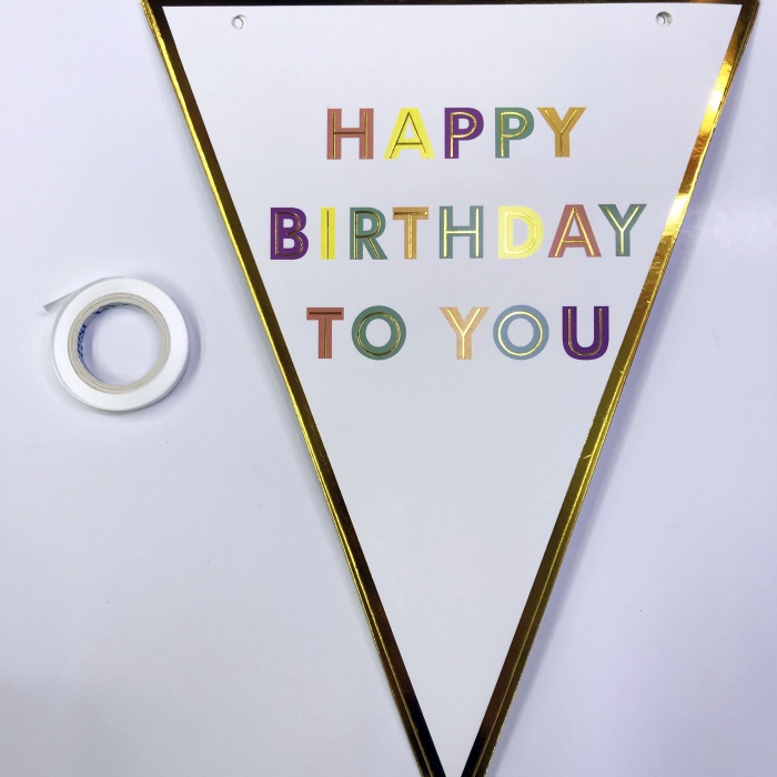 Happy Birthday To You Flama Bayrak Süs