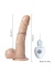 Oynar Başlı Titreşimli 18 Cm Realistik Vibratör Penis