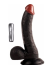 22 Cm Zenci Titreşimli Realistik Penis