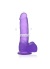 Mor Jel Dokulu Dildo Penis 17Cm