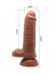 Yeni Nesil Çift Katmanlı 18.5 Cm Realistik Dildo