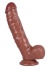 Sex Shop İstanbul 21.5 Cm Kahverengi Dildo