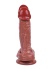 Seks Shop İstanbul 21 Cm Kahverengi Çiftli Dildo