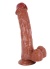 19.6 Cm Sex Shop Kahverengi Dildo