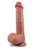 24 Cm Sex Shop Kahverengi Dildo