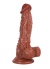 Sex Shop Özel 18.5 Cm Kahverengi Dildo