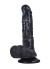 İstanbul Sex Shop 20.5 Cm Siyah Dildo