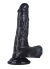 İstanbul Sex Shop 20.5 Cm Siyah Dildo