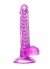 Kıkırdaklı Jel Dildo Celiam Tpe Mor 20.5 Cm