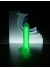 Clark Glow Gece Parlayan Yeşil Dildo Silikon Şeffaf 22 Cm