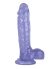 24 Cm Boyunda Mor Dildo