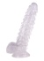 24 Cm Özel Üretim Beyaz Dildo