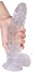 24 Cm Özel Üretim Beyaz Dildo