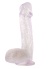 34 Cm Beyaz Renkli Dildo