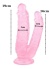 19 Cm Pembe Çiftli Dildo Penis