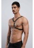 Erkek Deri Göğüs Harness Giyim Clubwear Partywear