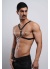 Erkek Deri Göğüs Harness Giyim Clubwear Partywear