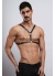 Erkek Deri Göğüs Harness Giyim Clubwear Partywear