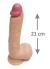 21 Cm Testisli Gerçekçi Kalın Dildo