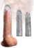 3Lü Kılıf Set Ucu Dolgulu Uzatmalı Prezervatif Dildo Penis