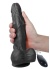 Titreşimli Zenci 21 Cm Realistik Vibratör Dildo Penis